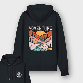 Organic "Adventure" Hoodie - Stoked&Woke Clothing