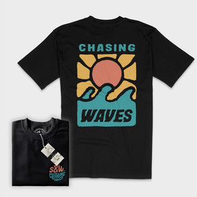 Organic "Chasing Waves" Tee - Stoked&Woke Clothing