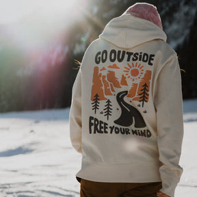 Organic "Free Your Mind" Hoodie - Stoked&Woke Clothing