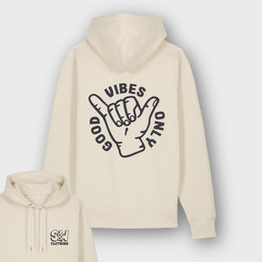 Organic "Good Vibes" Hoodie - Stoked&Woke Clothing