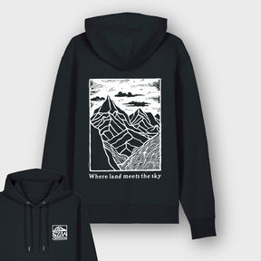 Organic "Land Meets Sky" Hoodie - Stoked&Woke Clothing