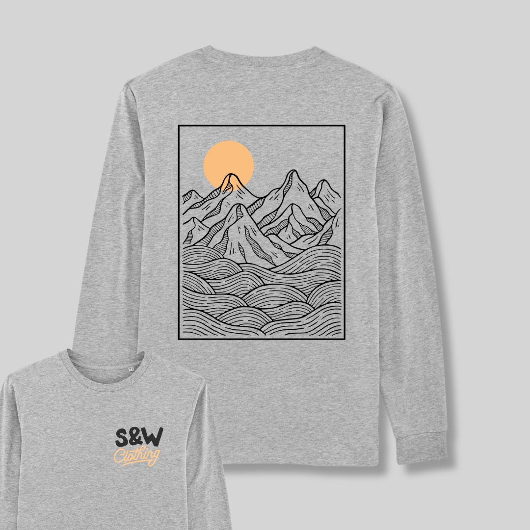 Organic "Simplicity" Long Sleeve Tee - Stoked&Woke Clothing