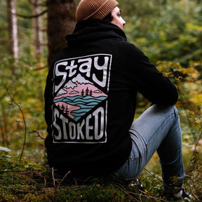 Organic "Stay Stoked Vol.02" Hoodie - Stoked&Woke Clothing