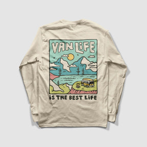 Organic "Van Life" Long Sleeve Tee - Stoked&Woke Clothing