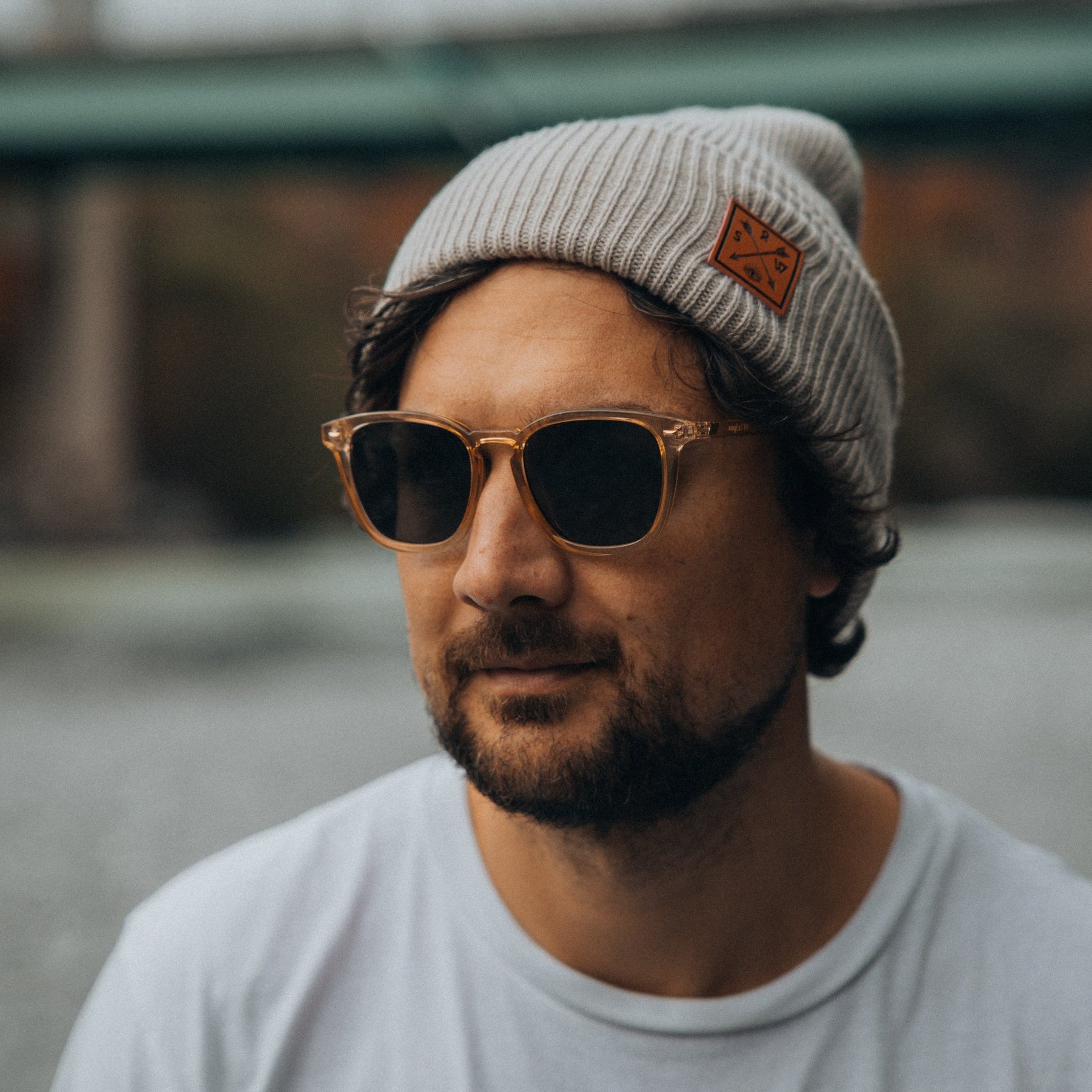 Recycled Cuffy Beanie - Stone - Stoked&Woke Clothing