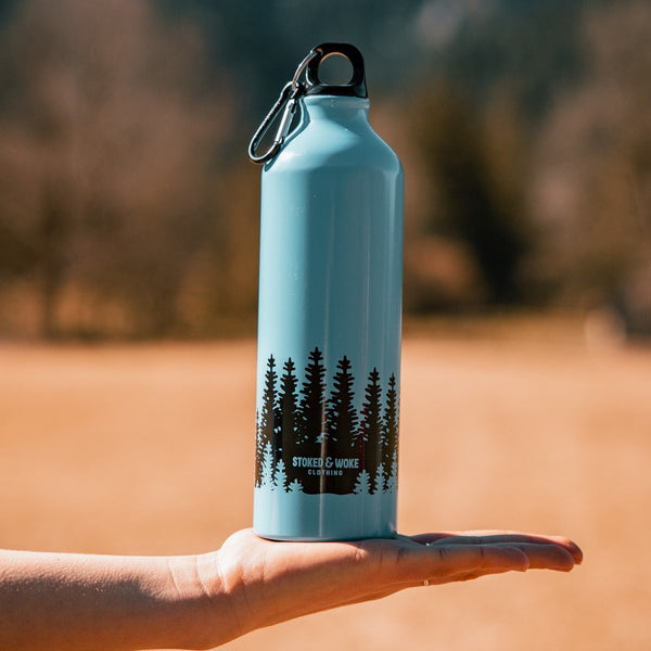 Navy Woodland Water Bottle, Kitchenware