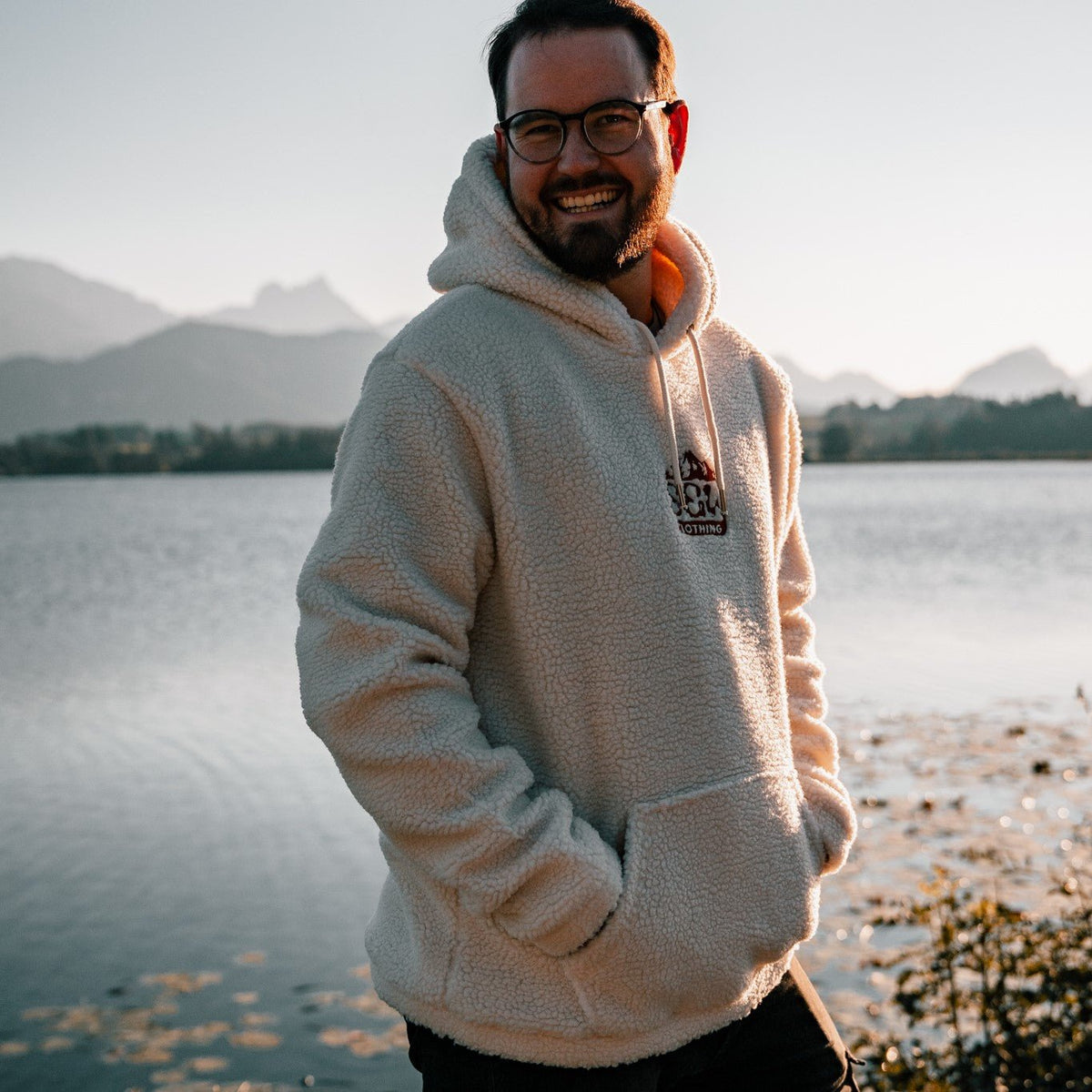 "Snuggler" Sherpa Hoodie - Stoked&Woke Clothing